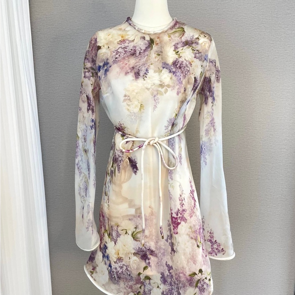 Zimmermann Floral Long Sleeve Dress
